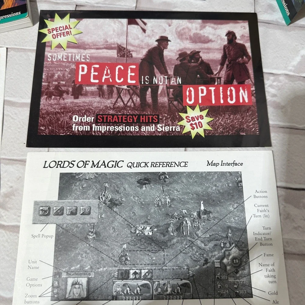 Lords of Magic PC CD ROM‎ Game Sierra Impressions Teen ESRB